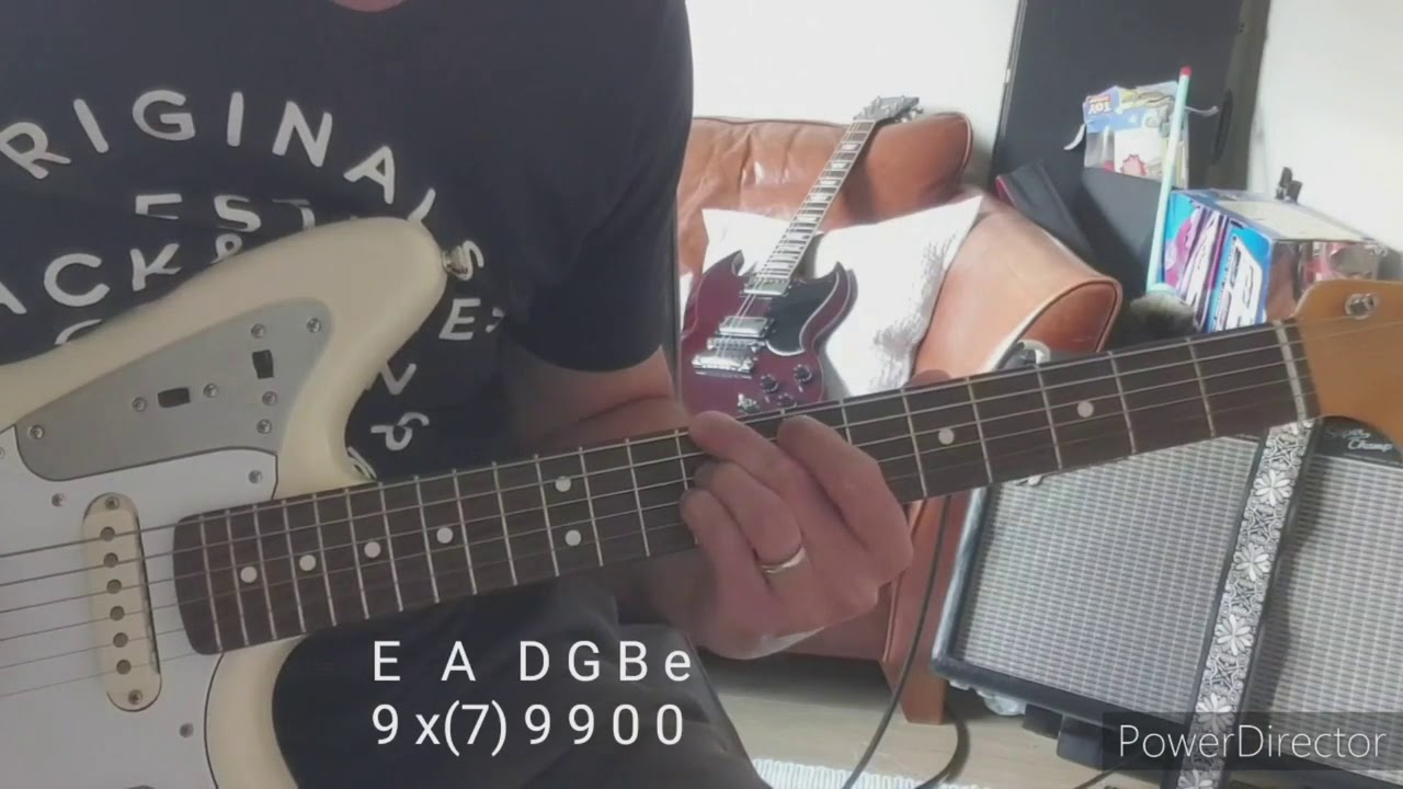 Vapour Trail by RIDE guitar cover and lesson