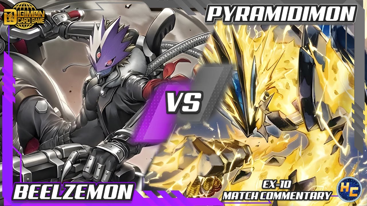 Beelzemon против Pyramidimon - Digimon TCG EX-10 Match Commentary