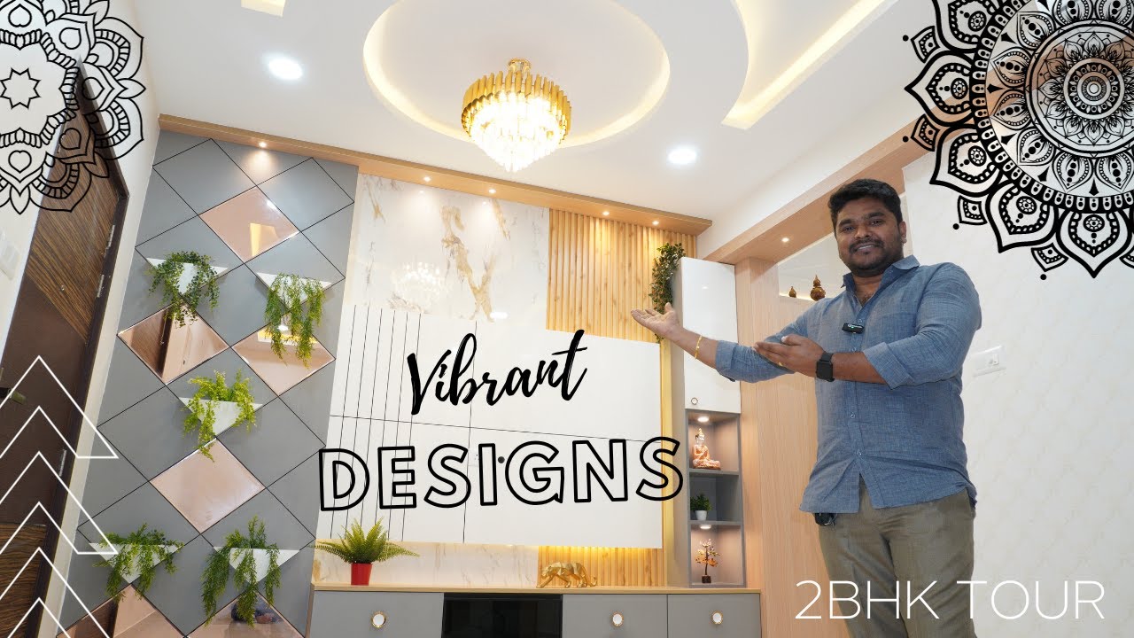 Vibrant 2BHK Space High on Elegance | Mayfair Apartments | Designed by Apple Interiors,Hyderabad
