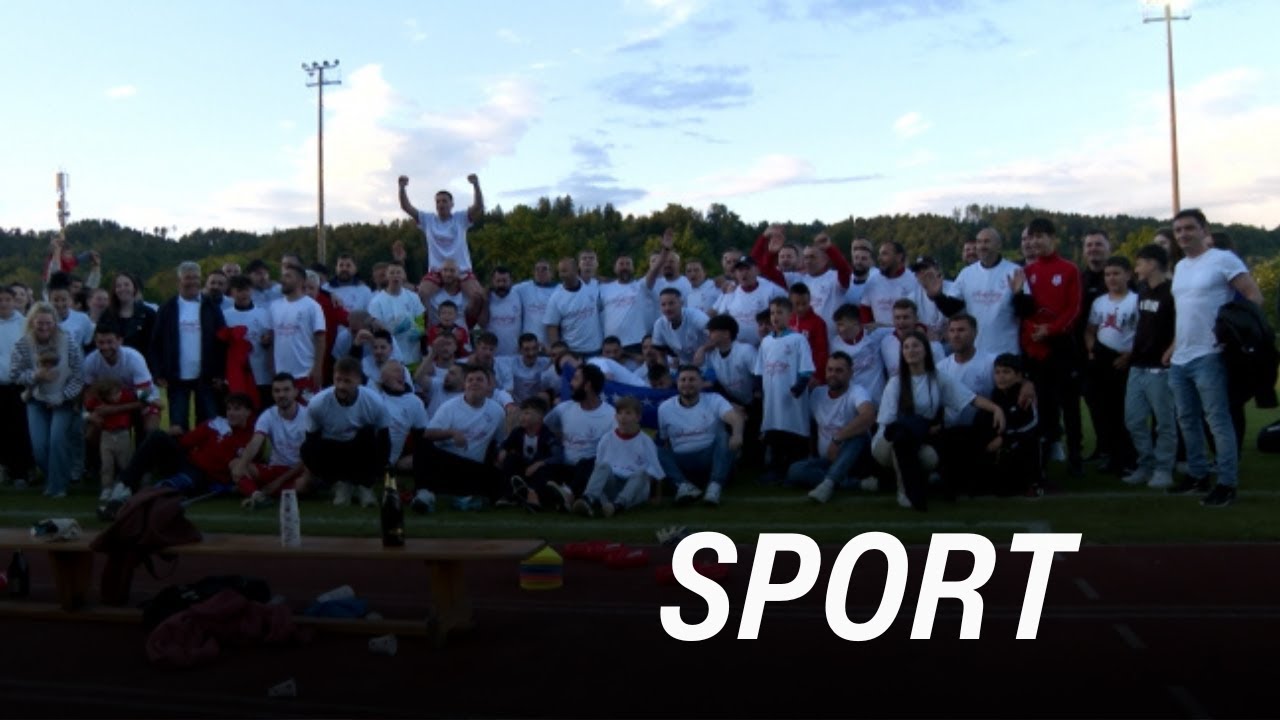 SPORT - Le FC Besa termine une superbe saison et f&ecirc;te sa mont&eacute;e en 1&egrave;re ligue