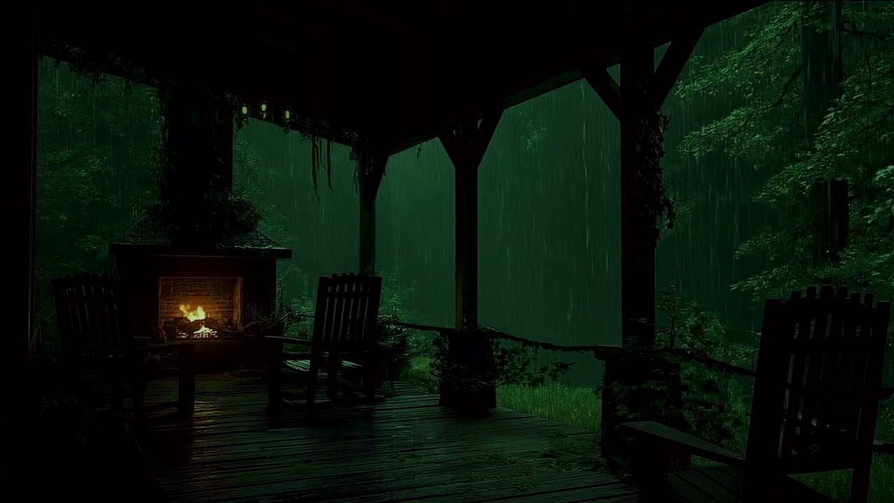 Rainstorm Sleep Therapy | Deep Thunder & Gentle Rain Sounds for Insomnia Relief