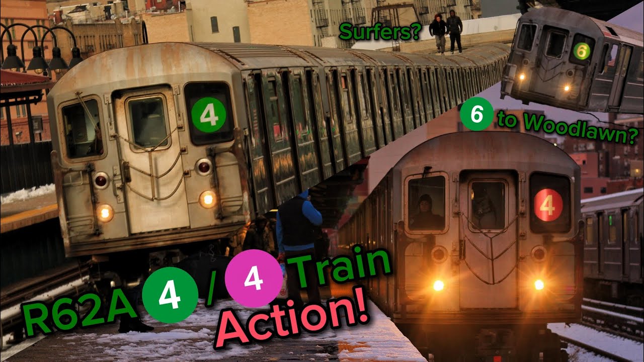 R62A 4 Train Action!