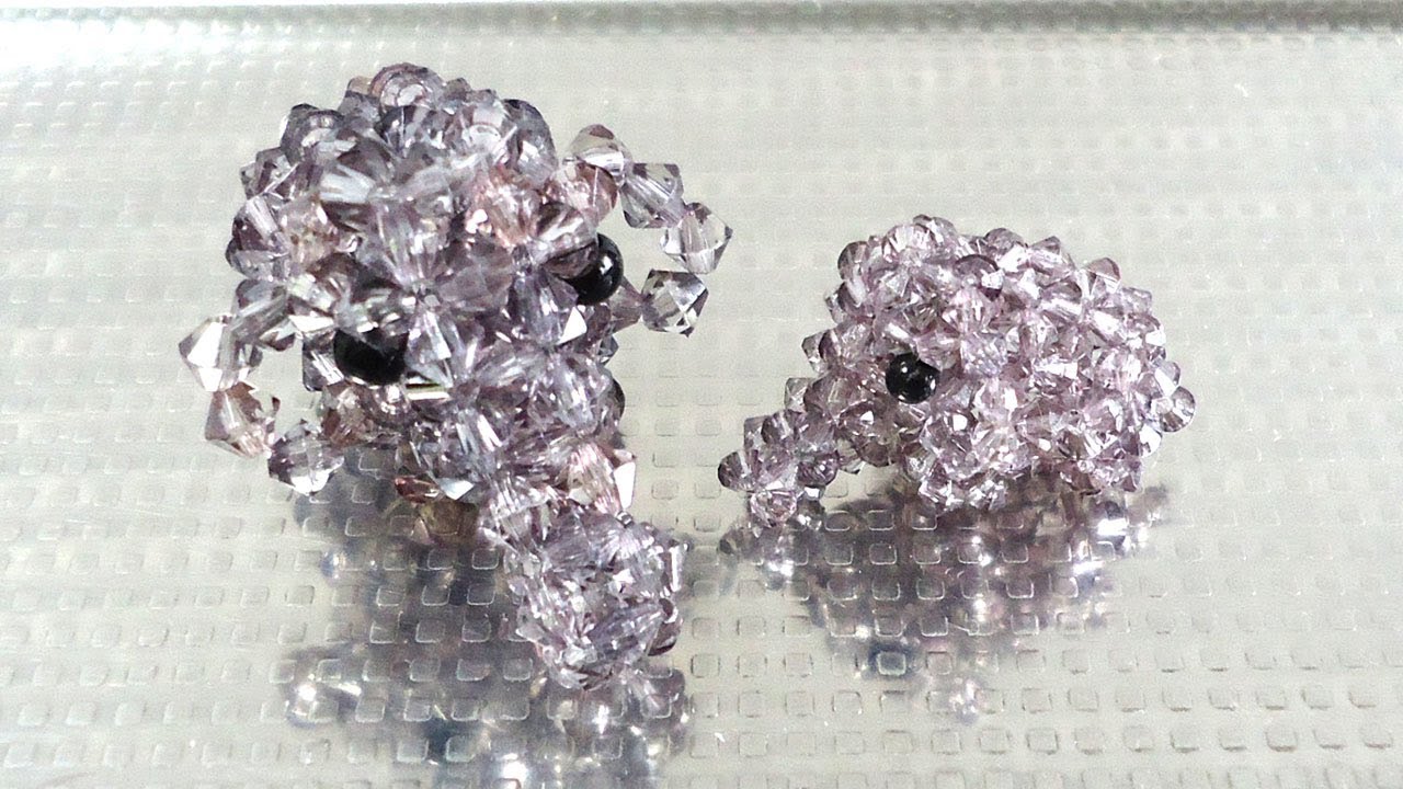 ぞうの作り方 Elephant, How to make beaded 【わんこビーズ r070】