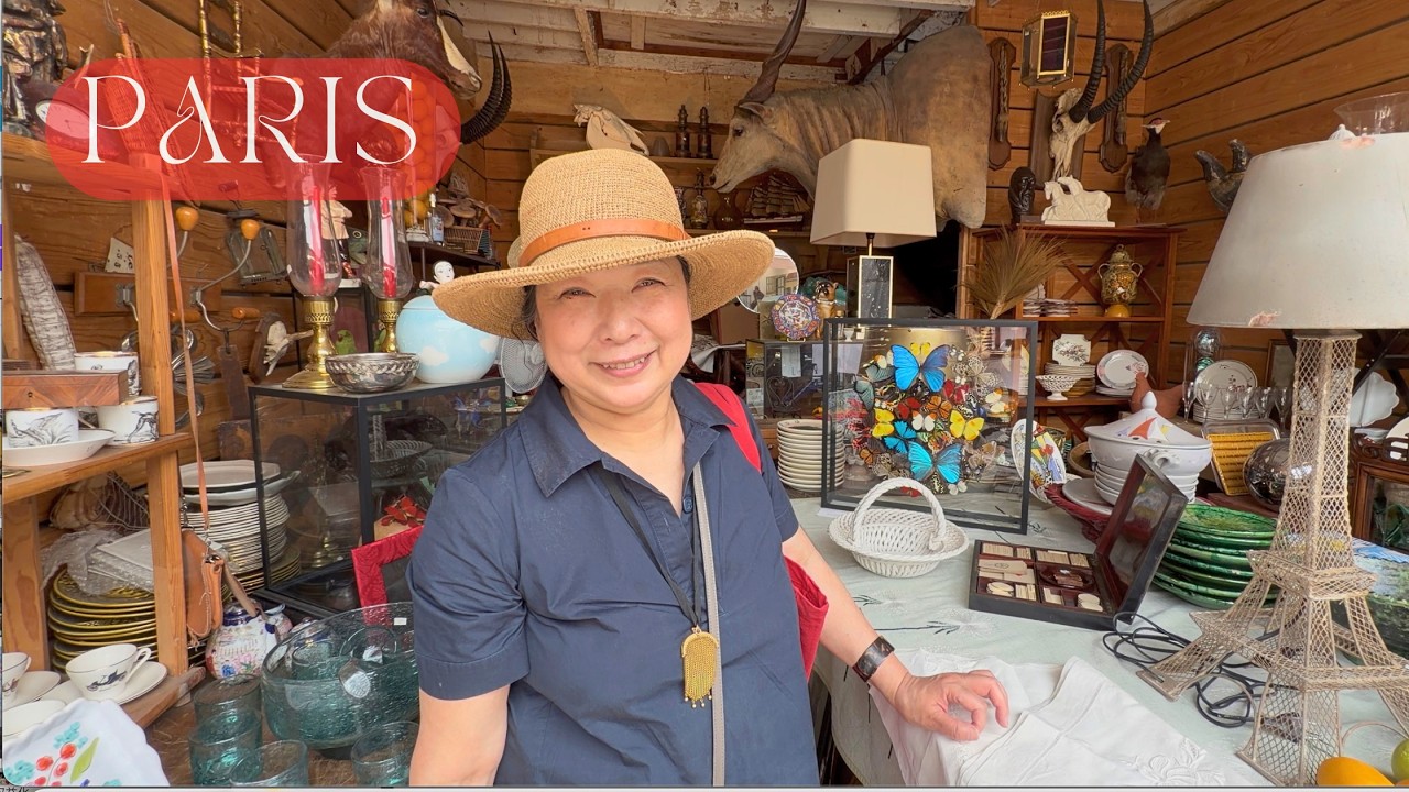 🇫🇷【Paris】Clignancourt, One of the World&rsquo;s Largest Flea Markets✨With Boutis Artist Kumiko