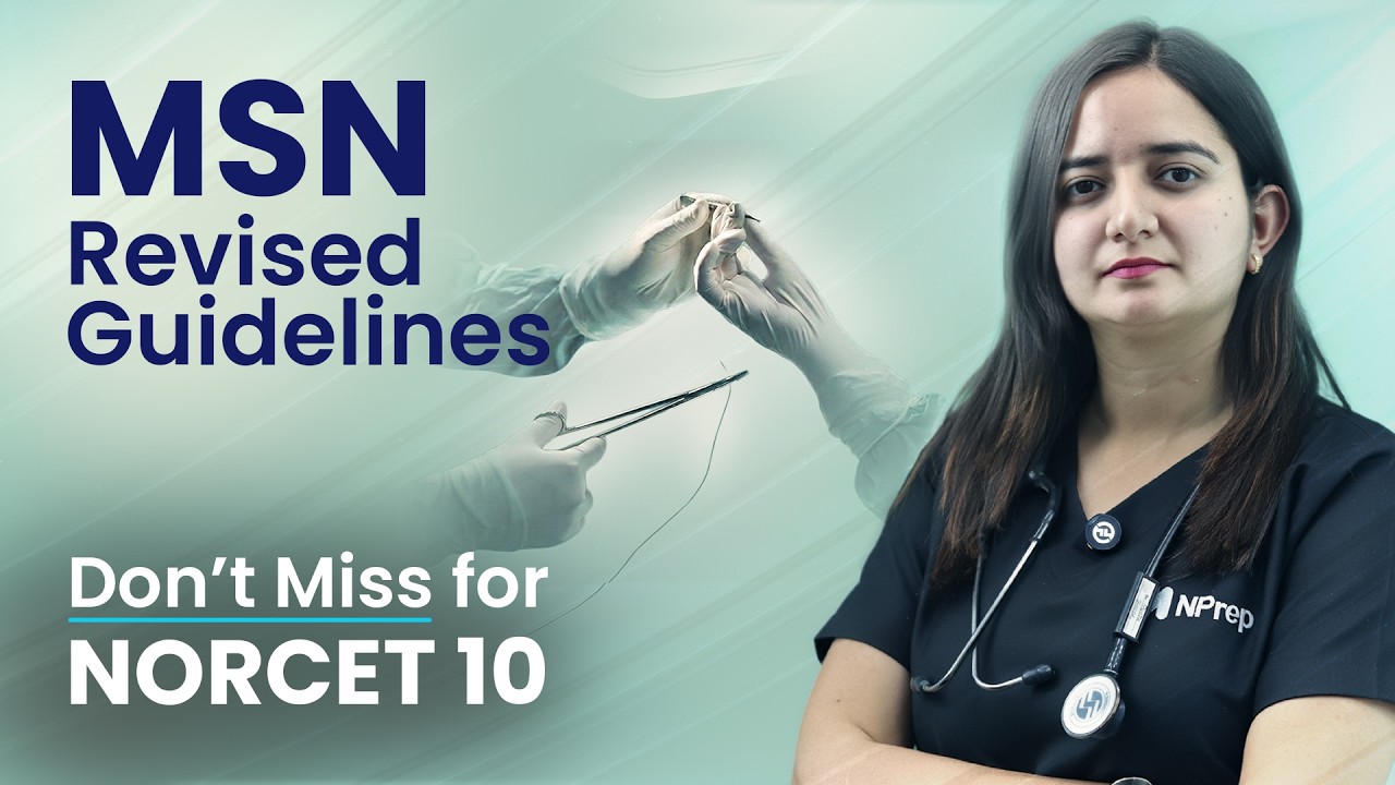 MSN Recent Updates for NORCET | AHA 2025 Updates, BLS & ACLS , ATLS , Stroke, Sepsis New Guidelines