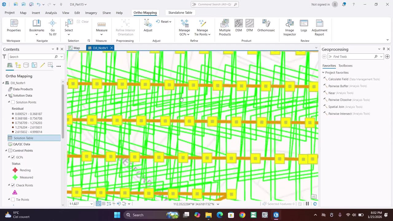 ArcGIS Pro   Complete Tutorial Cloud, DSM, DTM, Classify, Orthoimage   No GCPs