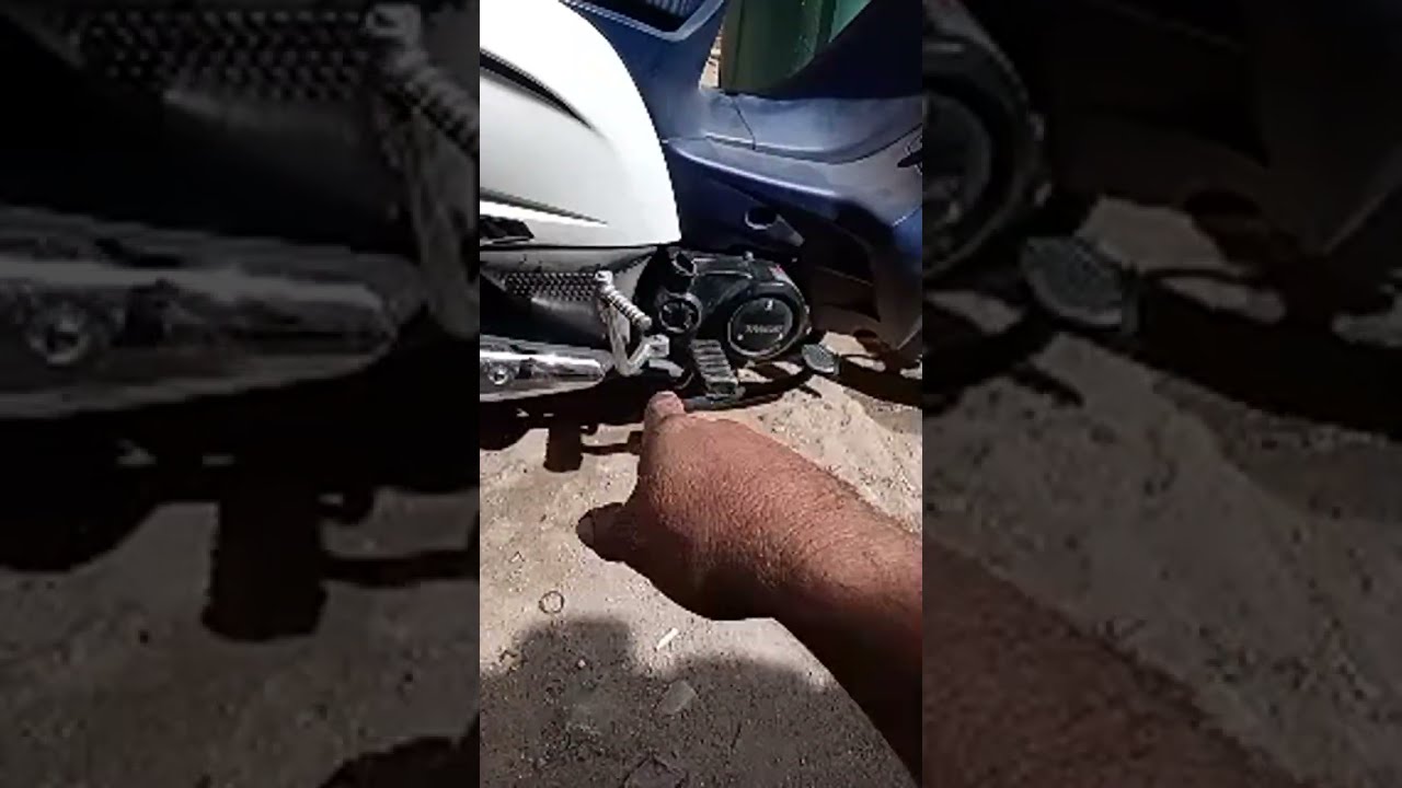 Jet shineray travando quando vai volta pra trás 