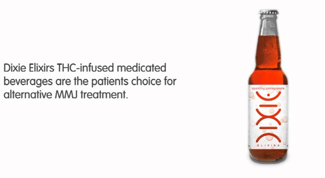 THC Infused Beverage - Sparkling Pomegranate Dixie Elixirs