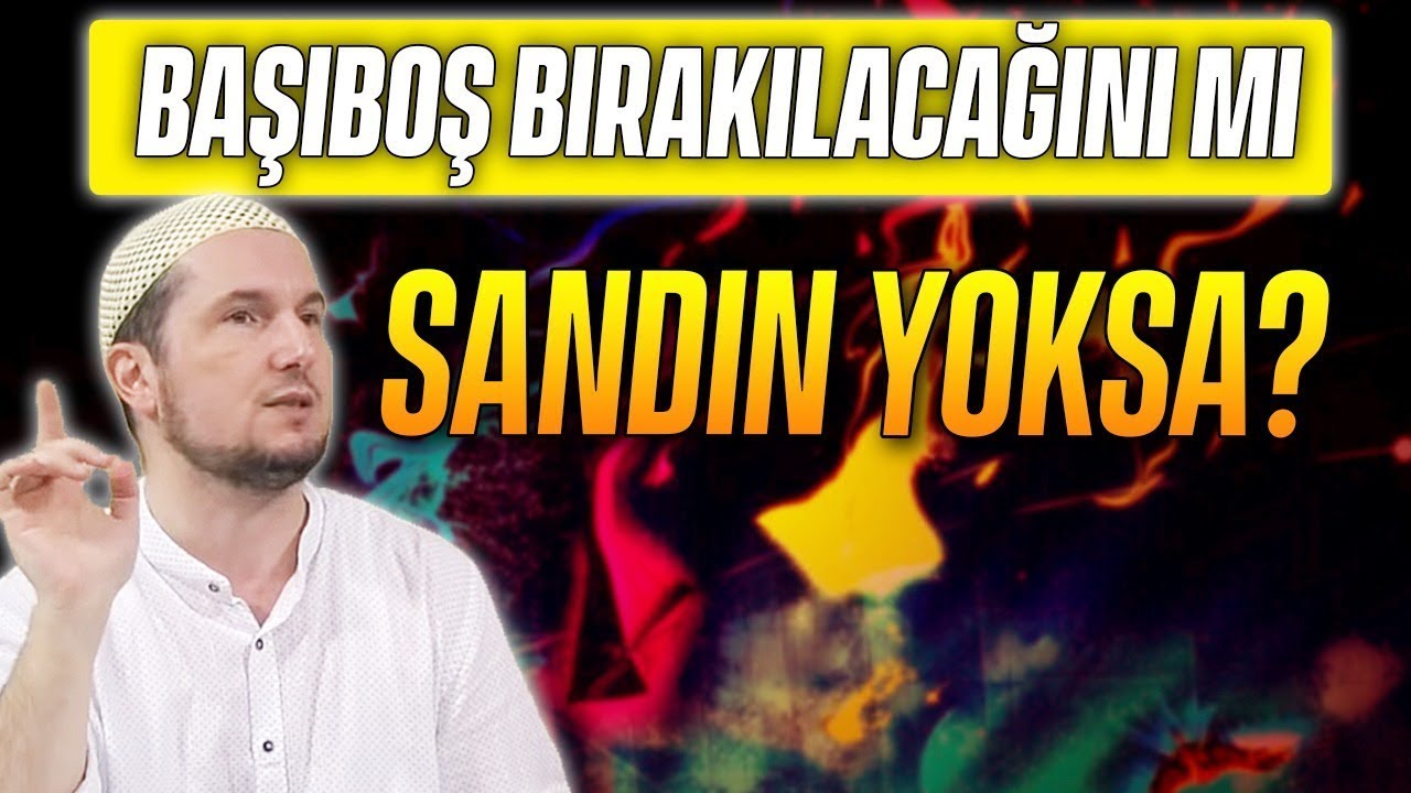 Başıboş bırakılacağını mı sandın yoksa? / 08.01.2019 / Kerem Önder