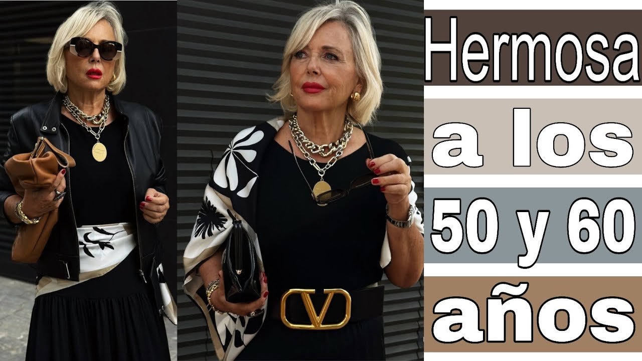 Divina A Los 50 y 60 A&ntilde;os Moda Para Mujer Mayor