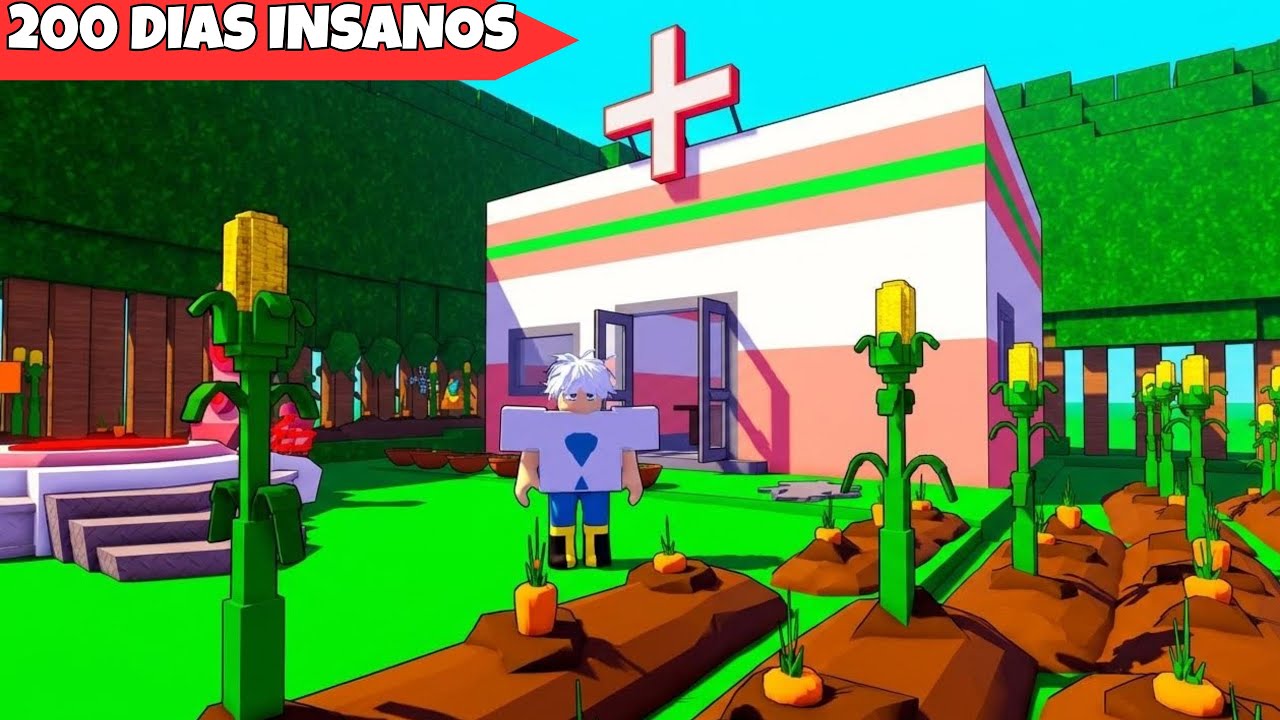 SOBREVIVI 200 DIAS NO HOSPITAL DO 99 NOITES NA FLORESTA!