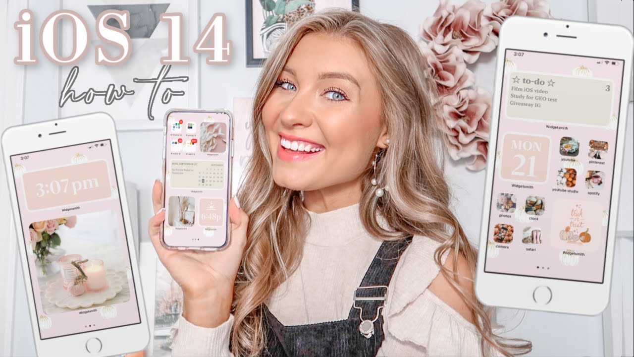 iOS 14 Customization & Organization | Fall Inspired, How To, Tips & Tricks | + Apple Giveaway