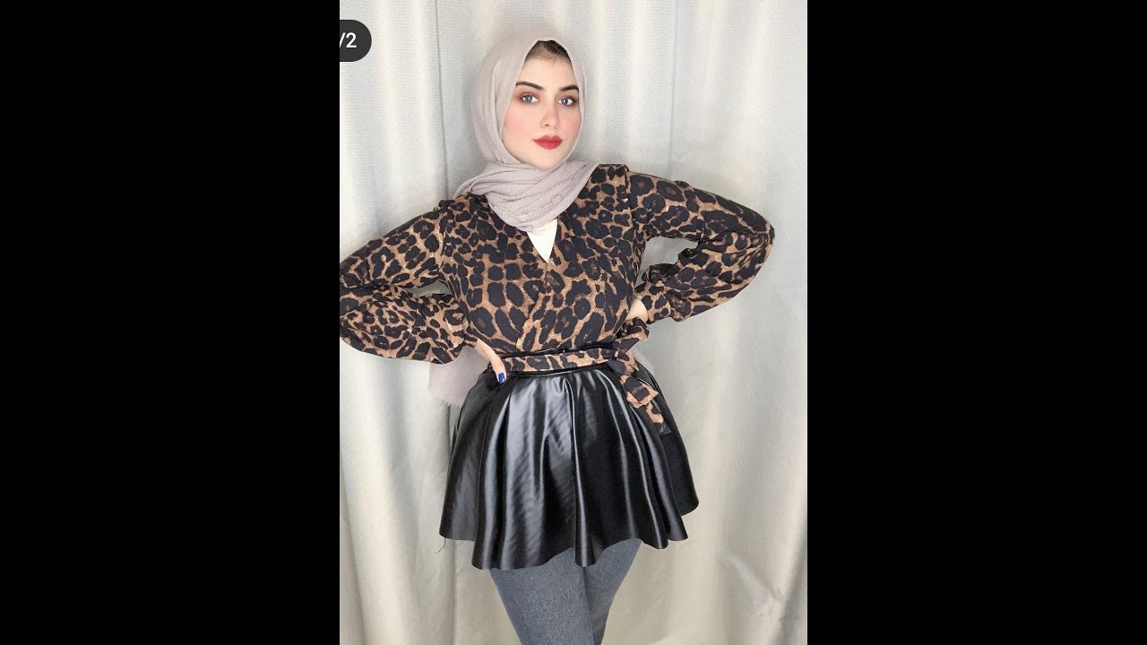 أسهل طريقة قص وخياطه بلوزه كروازيه تايجر بدوبل كلوش جلد 👌 بطريقه بيبو للسهل الممتنع