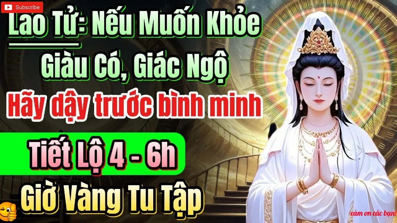 Tiết lộ giờ vàng tu tập 4 6h sáng, nhân đôi công đức, chắc chắn chứng quả, phước lộc muôn đời