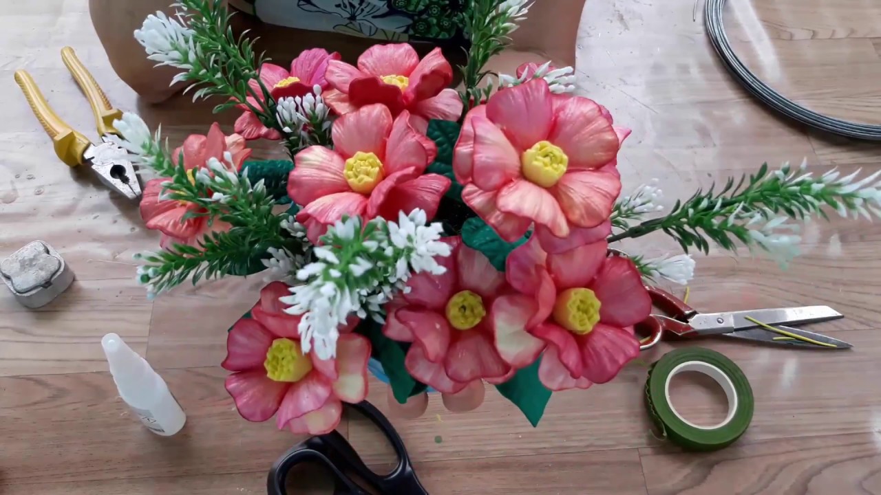 COMO FAZER A FLOR CAJADO DE E.V.A