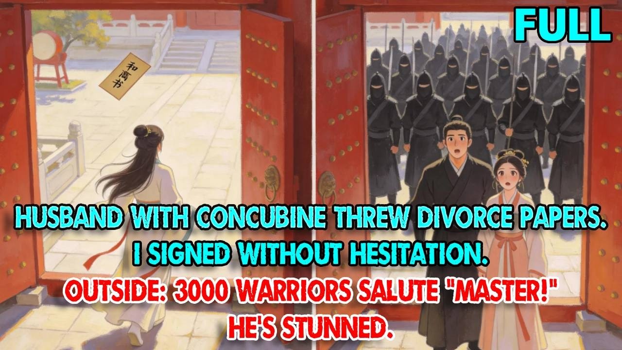 Husband with concubine threw divorce papers.I signed.Outside: 3000 warriors salute 