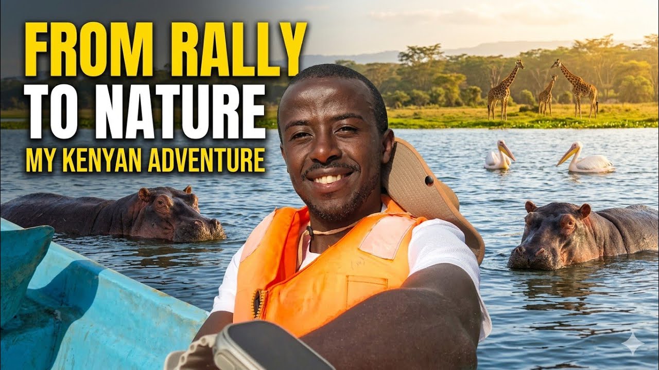 After WRC 2026: Boat Ride to Crescent Island Lake Naivasha 🇰🇪 | Walking with Wildlife Experience