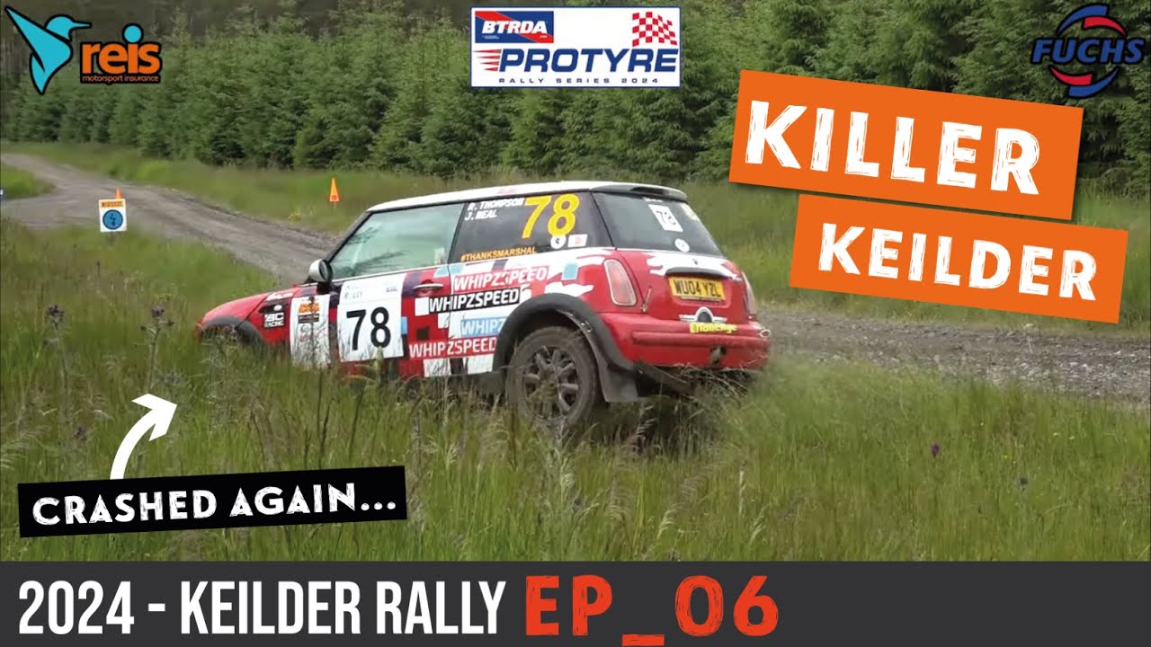 😳🤣CRASHED AGAIN... KILLER KEILDER STRIKES!!! EP_06 KEILDER RALLY 24 VLOG