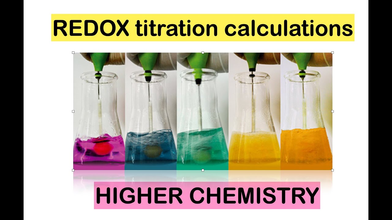 How to do REDOX titration calculations