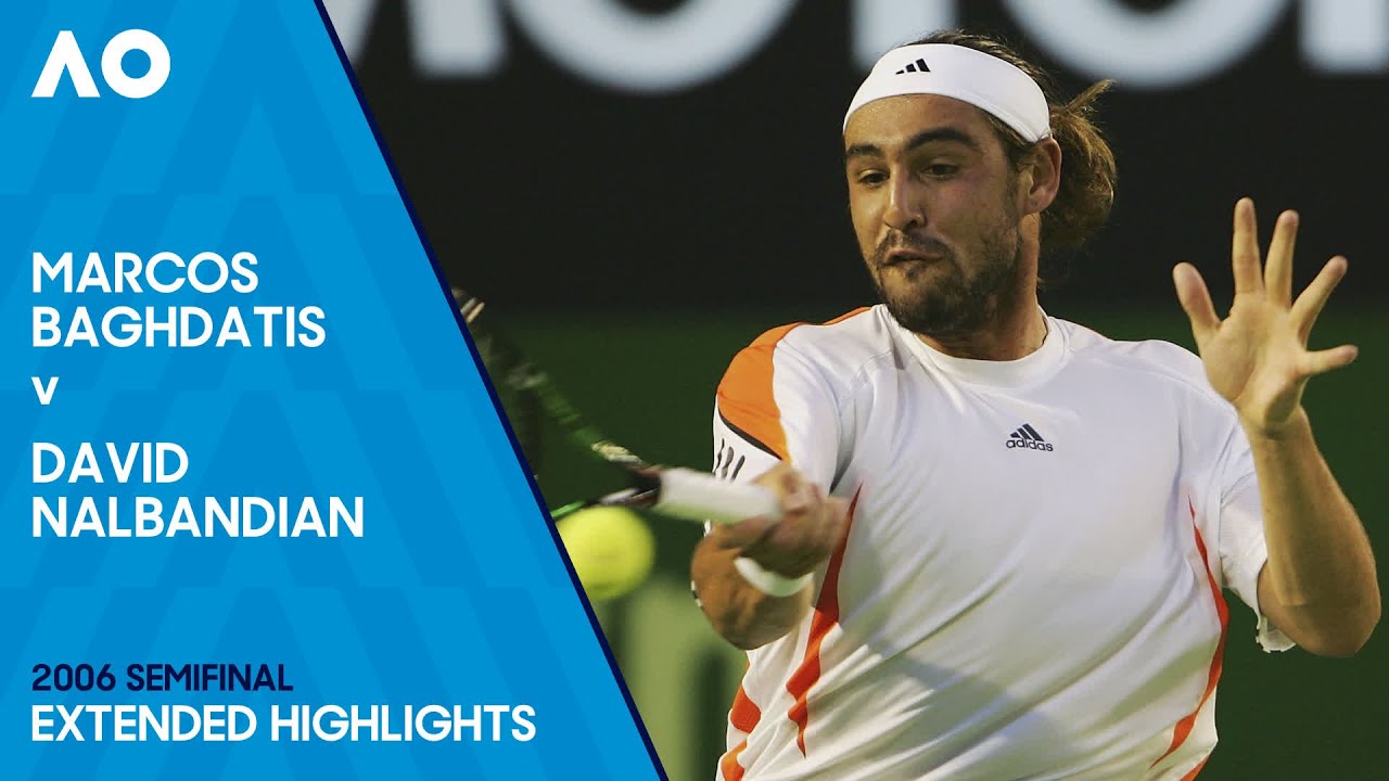 Marcos Baghdatis v David Nalbandian Extended Highlights | Australian Open 2006 Semifinal