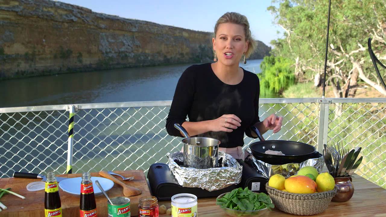 Seared Barramundi with Red Curry Paste - Justine Schofield - Celebrity Cruise - Murray Princess