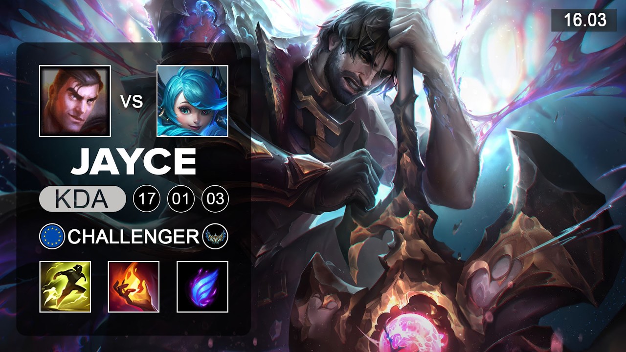 Jayce vs Gwen Top - EUW Grandmaster - Patch 16.03 Season 16