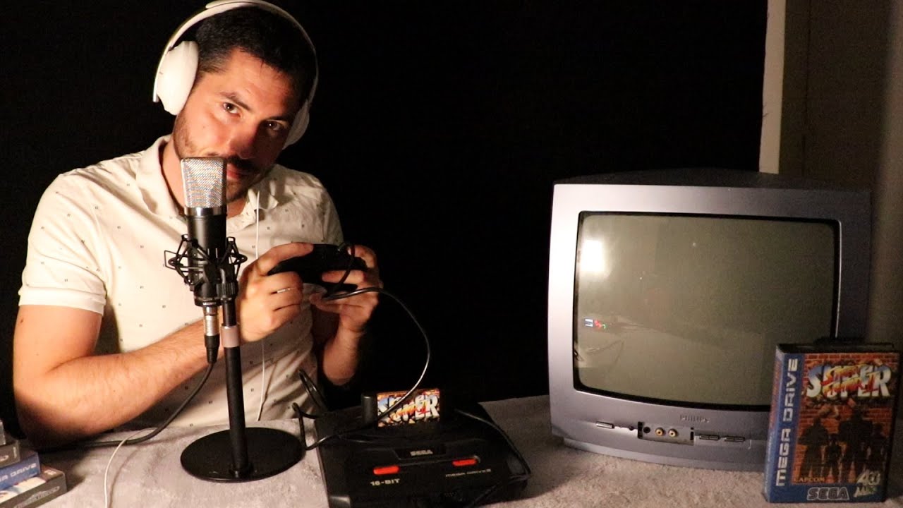 ASMR avec un setup retrogaming des années 90