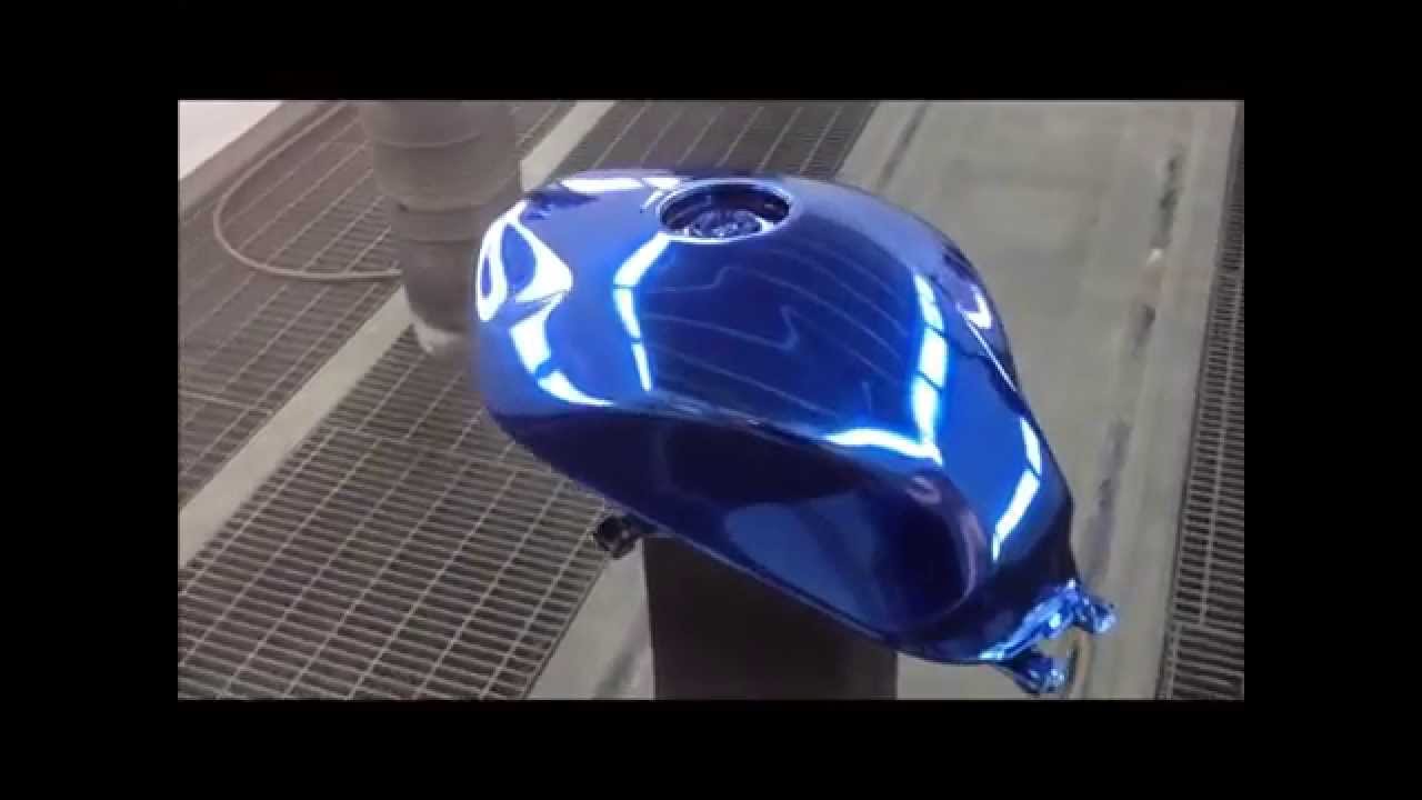 suzuki bandit blue chrome