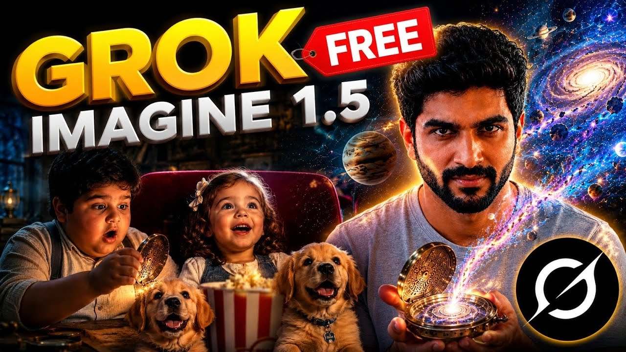 Grok Imagine 1.5 FREE! Create AI Videos for Free (No Watermark) 🔥
