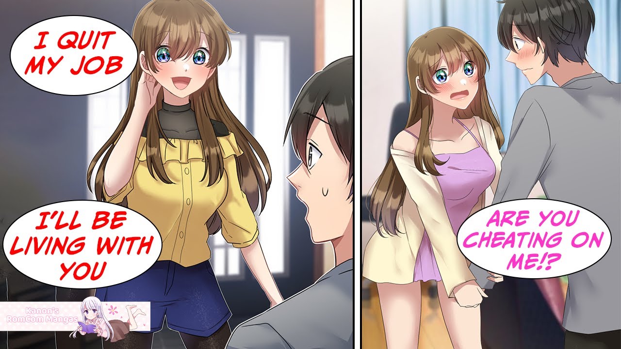 [Manga Dub] My cute coworker quit with me and started living with me...? [RomCom]