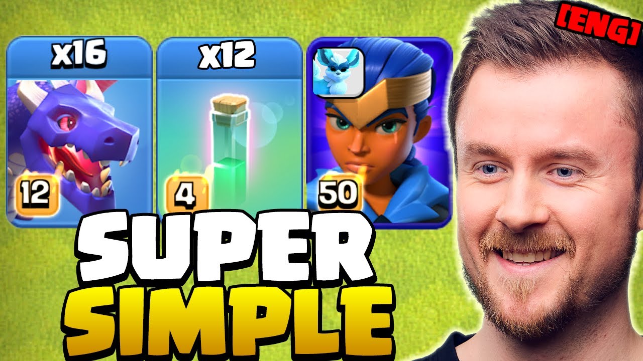 Can't Get EASIER than Mass Invisible Dragons in Clash of Clans