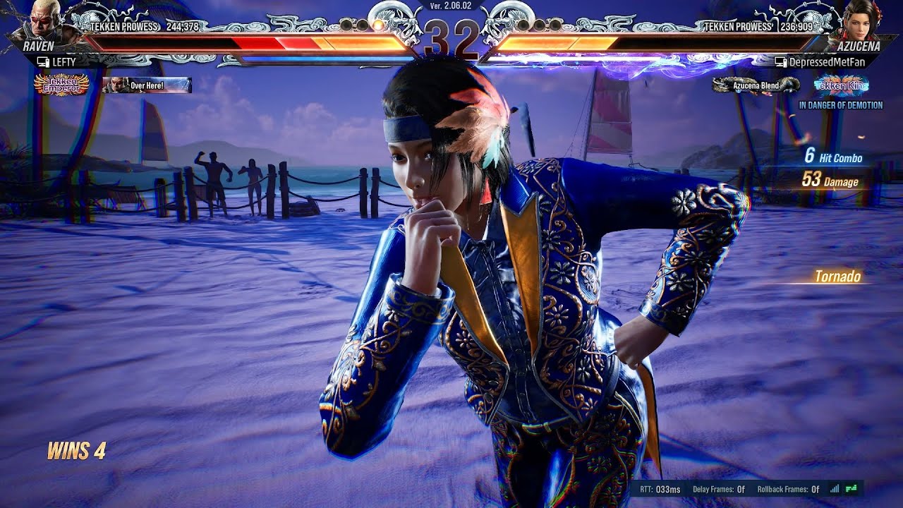 Tekken 8 Azucena vs Raven and Kazuya 11-1-25
