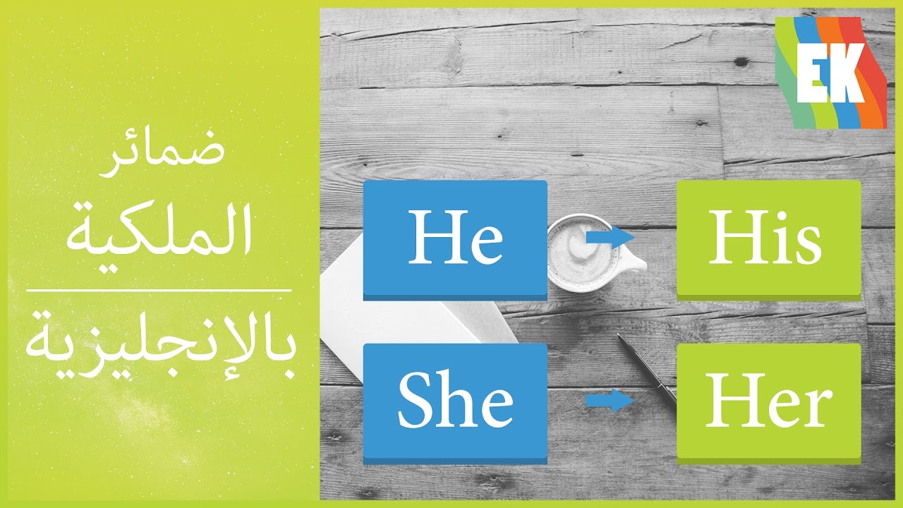 ضمائر الملكية في الإنجليزية - Possessive Pronouns