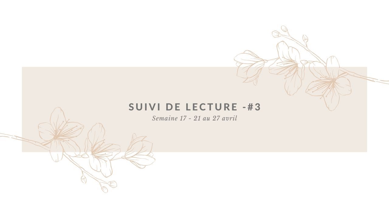 suvi de lecture - #3 Beaucoup de graphiques