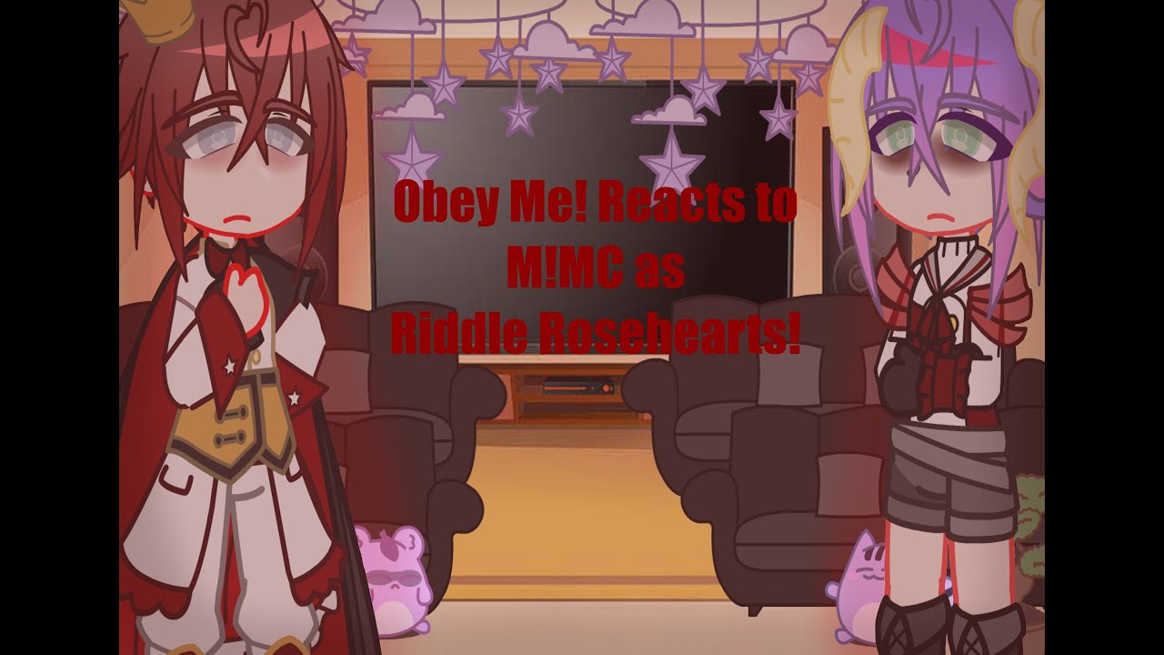 Obey Me! Reacts to M!MC as Riddle Rosehearts! {Om x Twst} [Ft. Solomon]