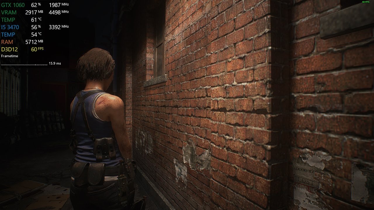 Resident Evil 3 Remake Demo | GTX 1060 3GB | I5 3470