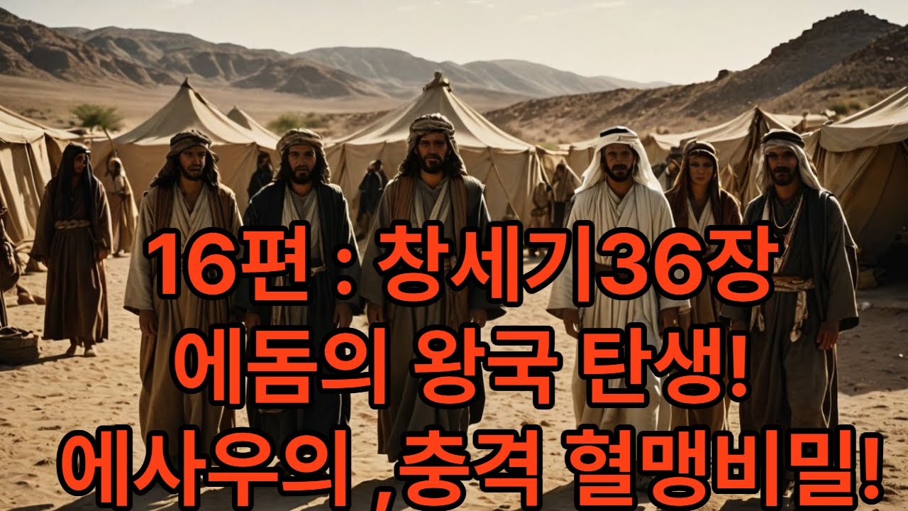창세기36장에돔왕국의 탄생과 에사우의 자손들 성경말씀 묵상&middot;통독 (카톨릭)