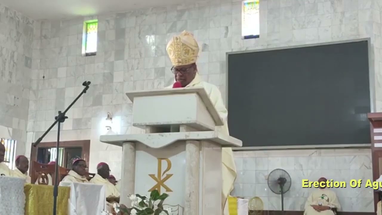 Erection Of Aguleri Diocese And Installation Of  The  New Bishop