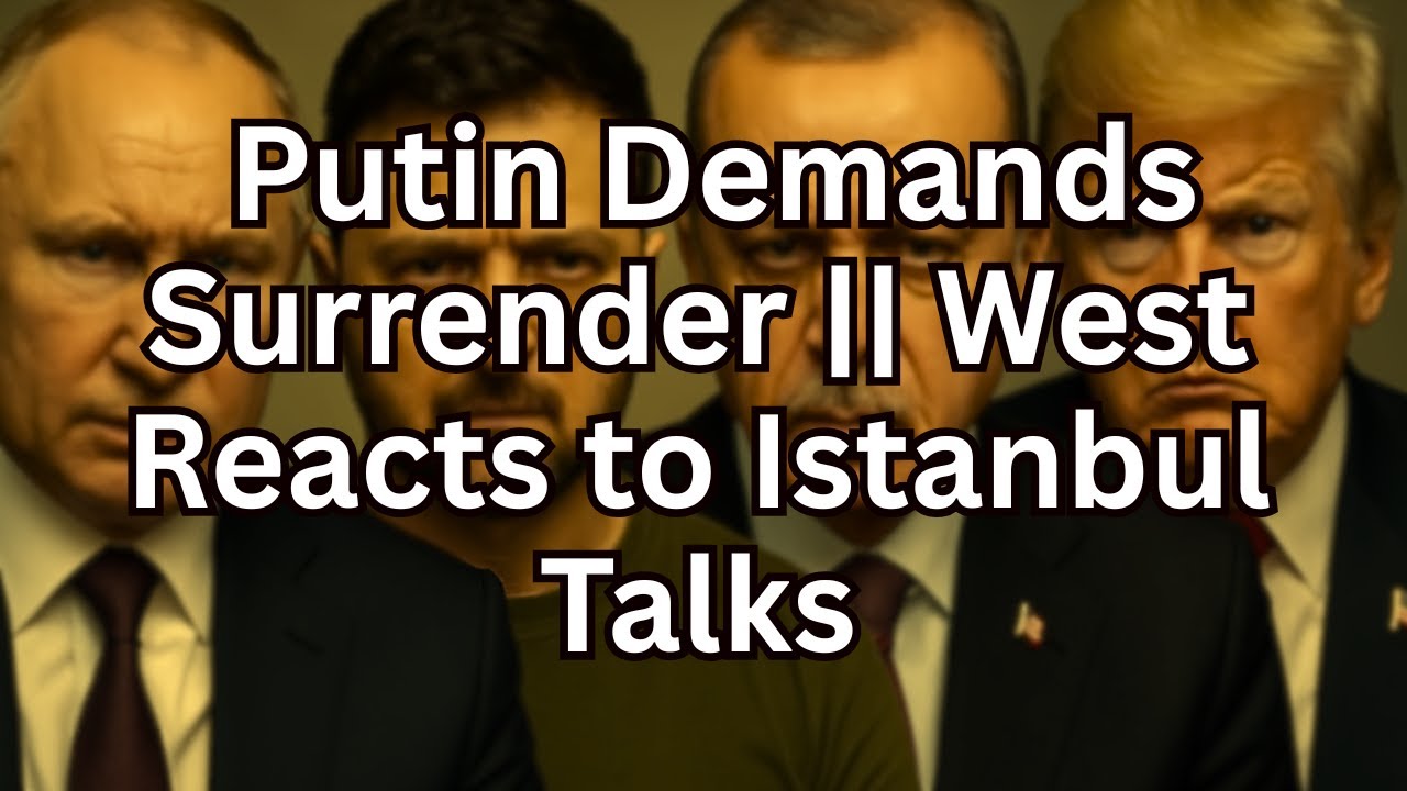 ⚡️ Putin Demands Surrender || West Reacts to Istanbul Talks