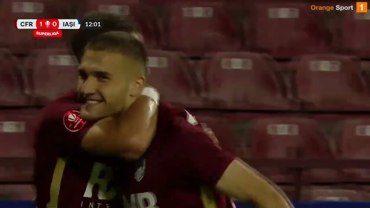 REZUMAT | CFR Cluj - Poli Iaşi 2-0. Mandorlini a revenit pe banca ardelenilor cu o victorie