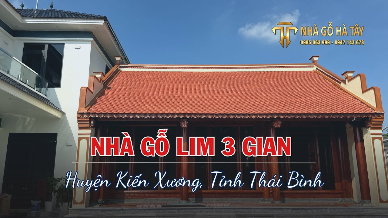 Hoàn Thiện Nhà Gỗ Lim 3 Gian 24 Cột Tại Kiến Xương, Thái Bình | Nhà Gỗ Cổ Truyền Bắc Bộ