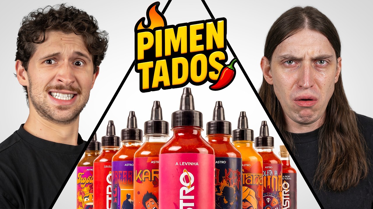 Felca provando as PIMENTAS mais ardidas do mundo!