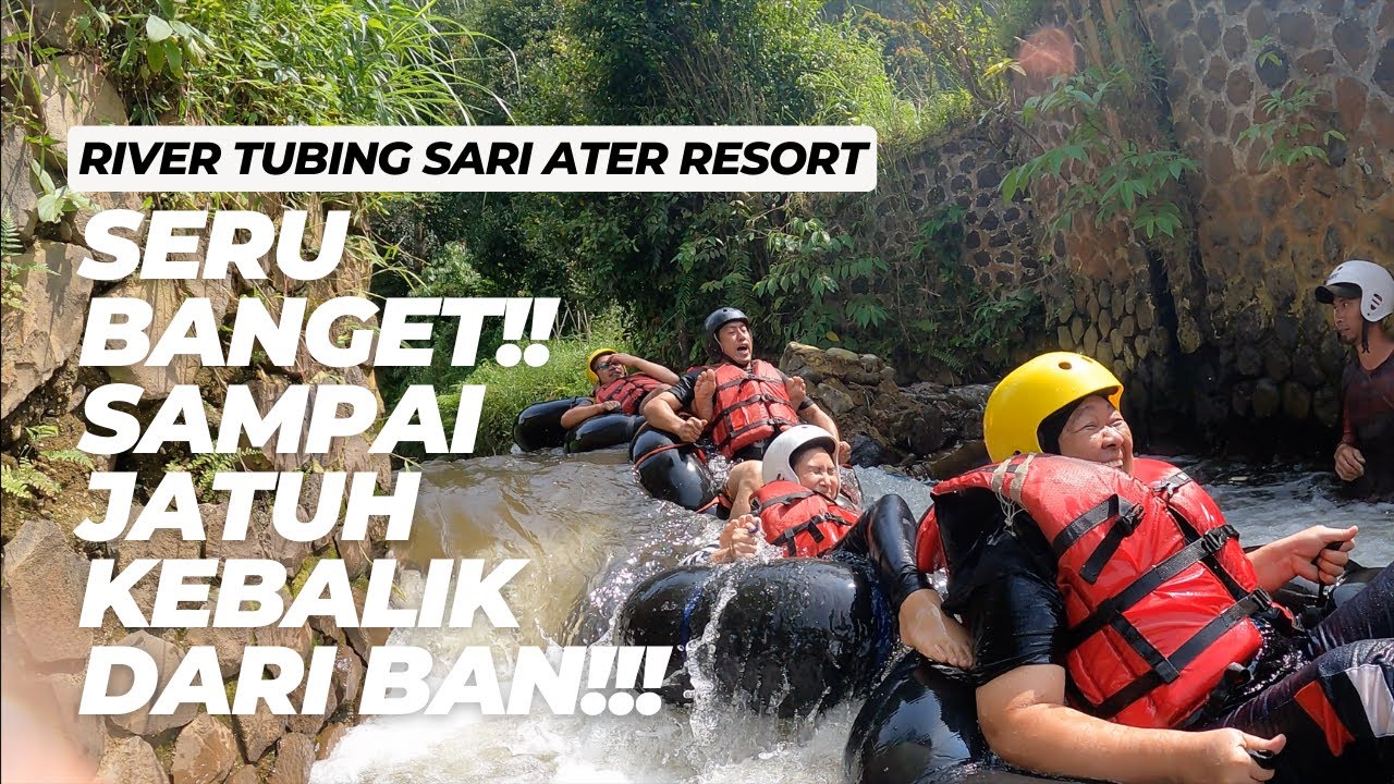 Serunya River Tubing di Ciater Subang sampe jatoh kebalik!!