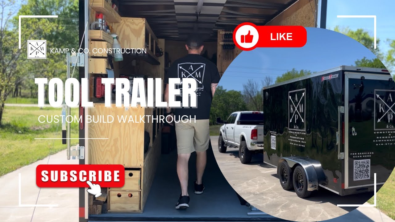 Tool Trailer Setup for Small Contractors | Full Tour + Tips