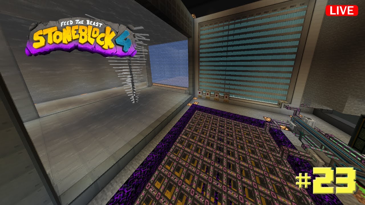 SPS, Antimatter, and Fusion Reactor | FTB StoneBlock 4 🔴