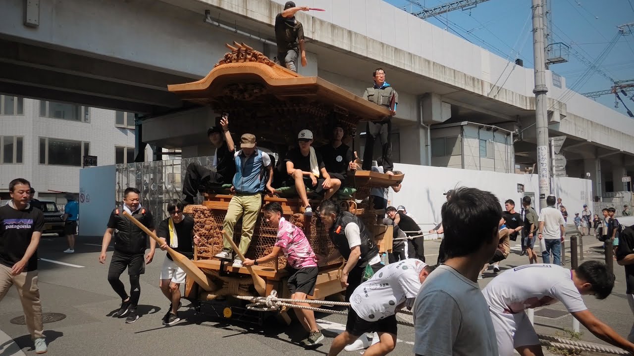 東羽衣だんじりブレーキテスト | 令和7年8月31日