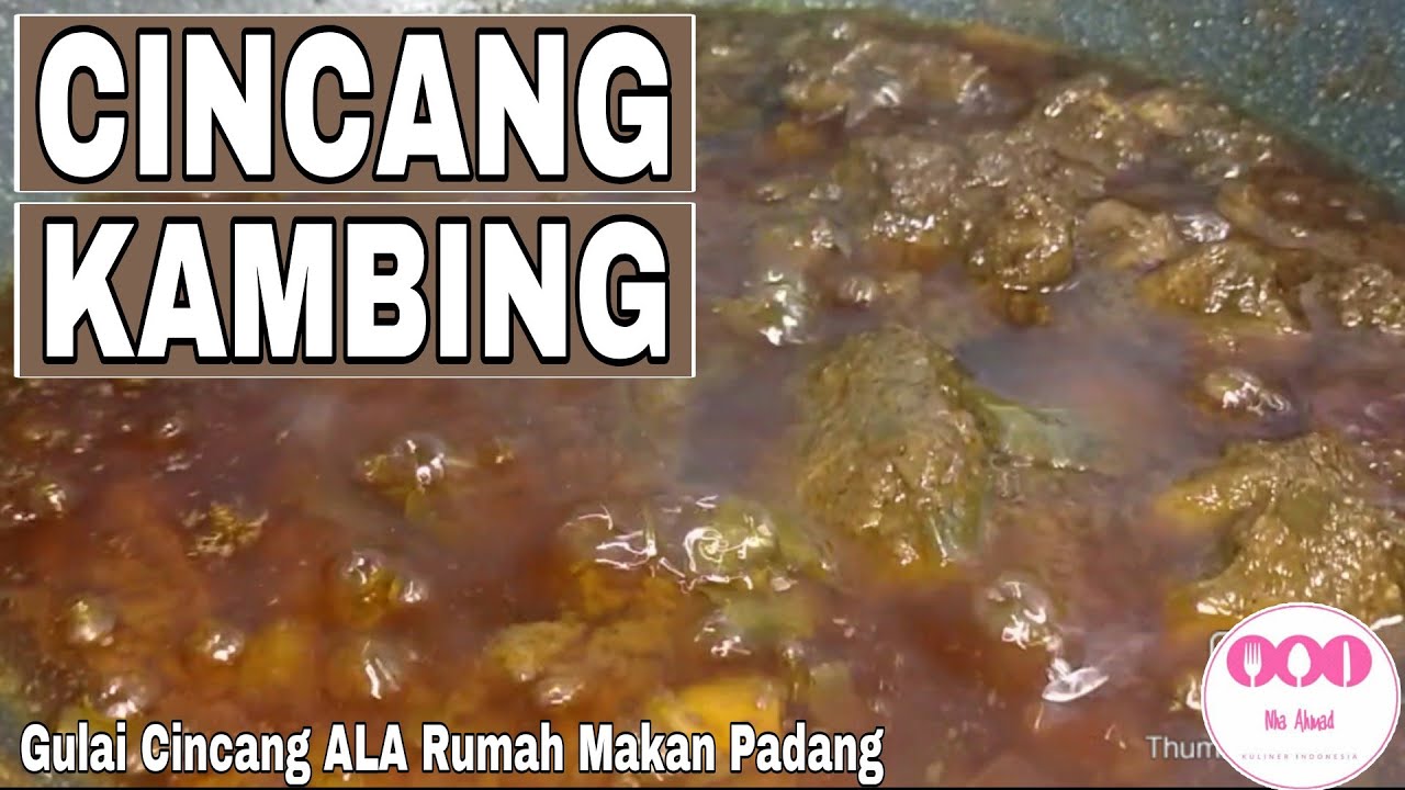 Gulai Cincang Kambing ALA Rumah Makan Padang