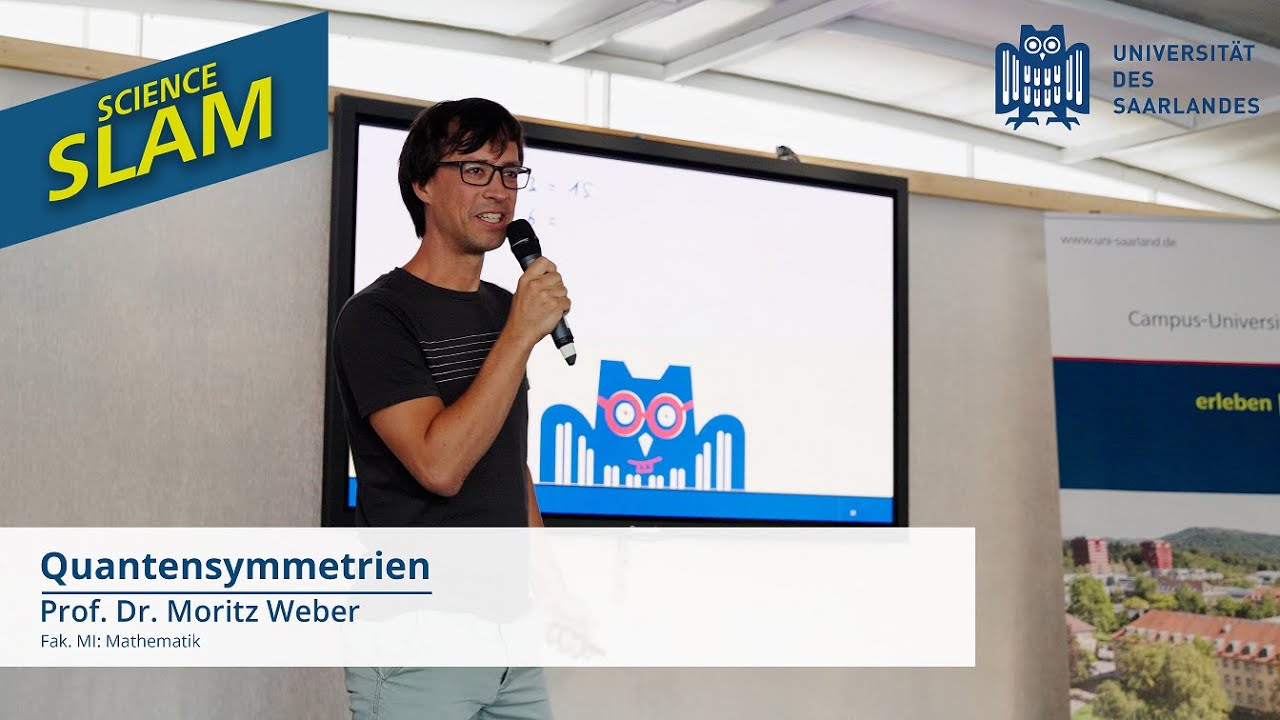Science Slam − Prof. Dr.  Moritz Weber (Fak. MI Mathematik): Quantensymmetrien