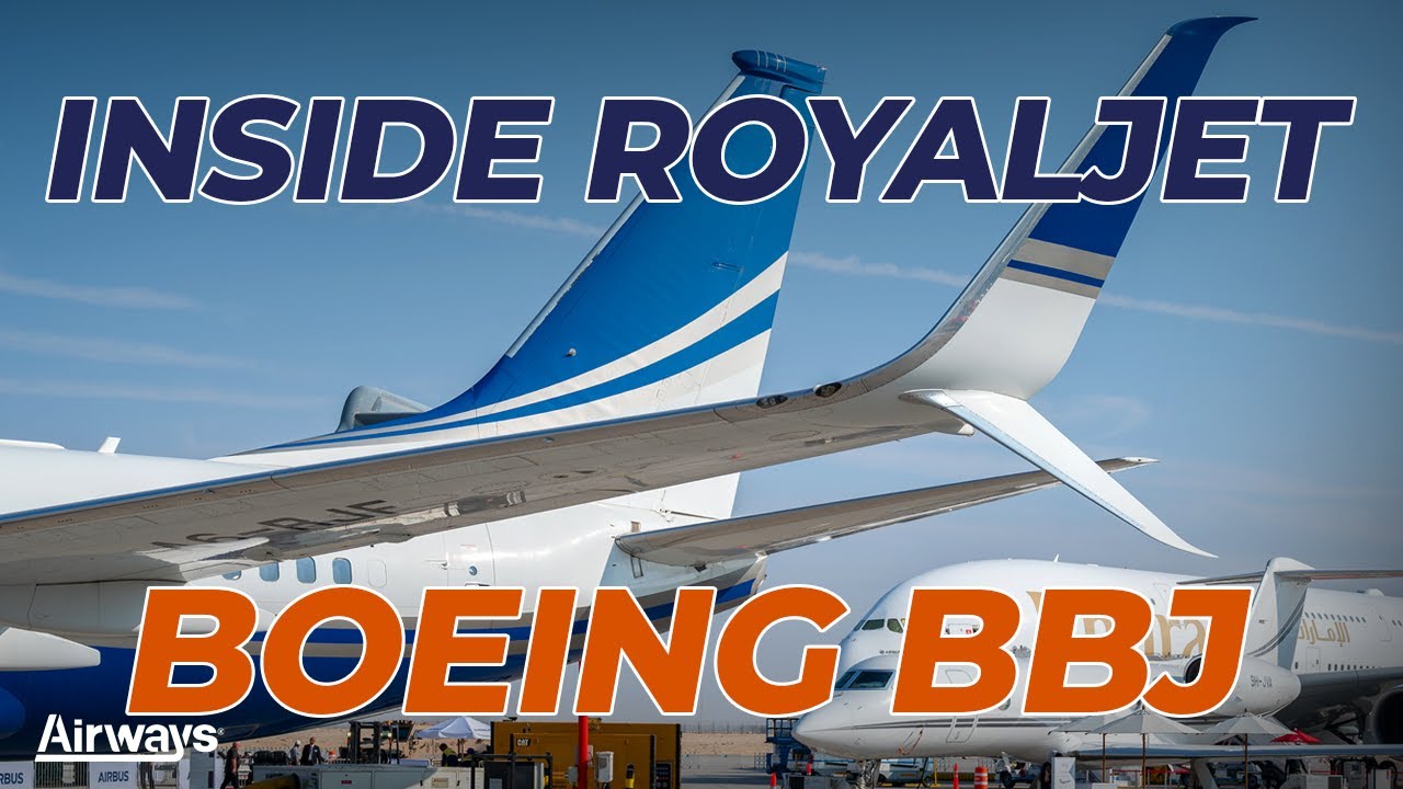 Inside the RoyalJet Boeing 737 BBJ in Dubai | #DAS2025