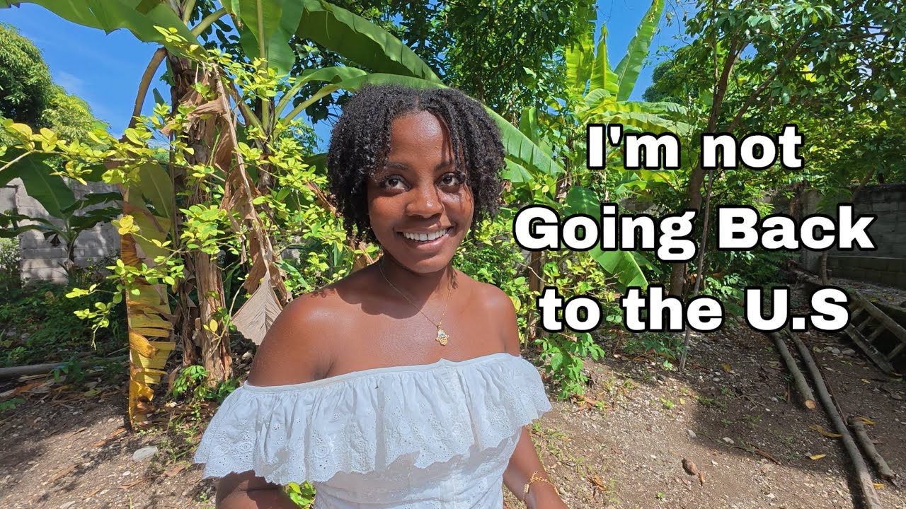 She came for vacation in Haiti and ended up leaving the U.S 